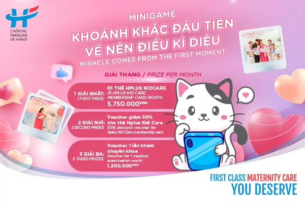 JOIN OUR PHOTO CONTEST “MIRACLE COMES FROM THE FIRST MOMENT” TO DOUBLE YOUR HAPPINESS